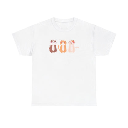 Three Kitties Unisex Heavy Cotton Tee