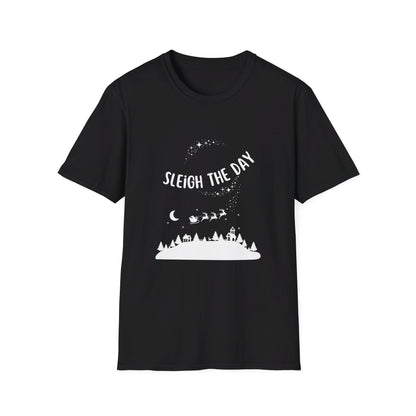 Christmas Sleigh the Day Unisex Softstyle T-Shirt