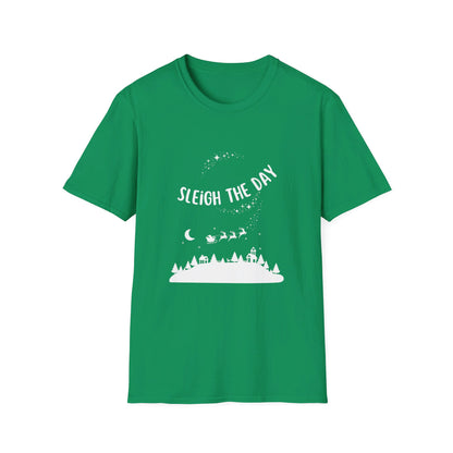 Christmas Sleigh the Day Unisex Softstyle T-Shirt