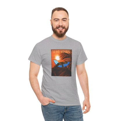 SEND NOODS Tropical Sasco in Hammock Unisex Tri-Blend Crew Tee