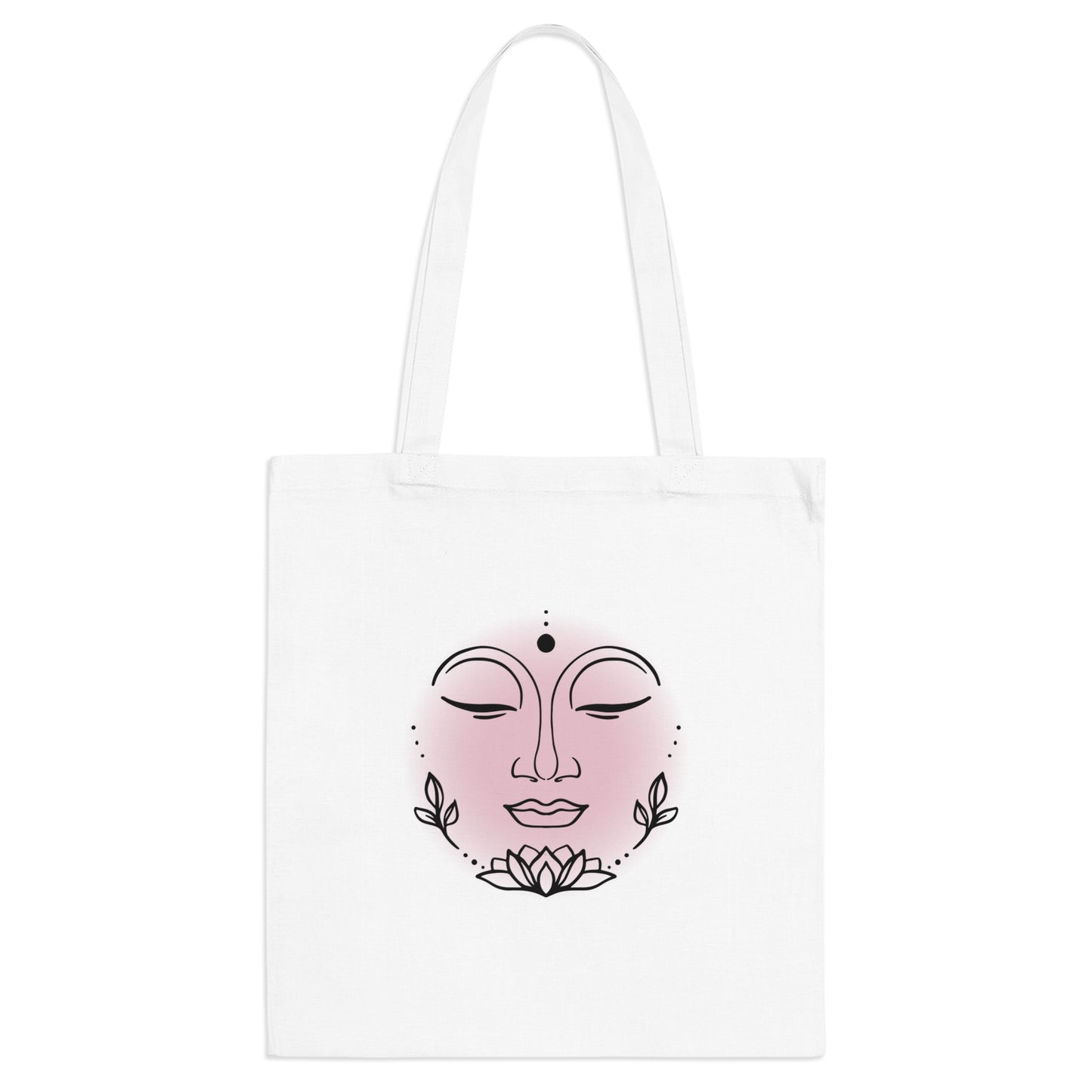 Buddha Pink Glow Tote Bag