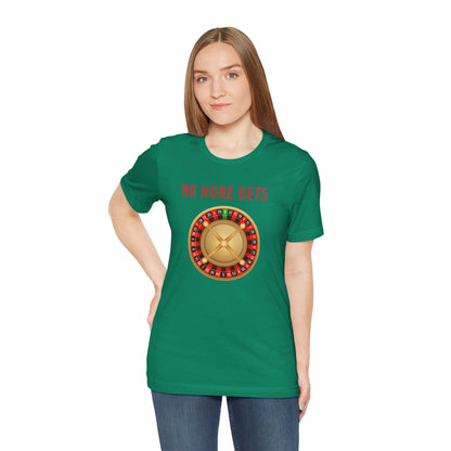 No More Bets Roulette Wheel Unisex Tri-Blend Crew Tee