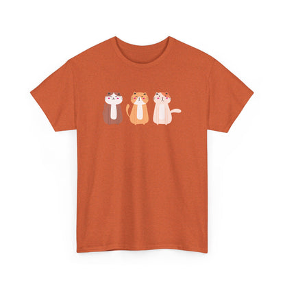 Three Kitties Unisex Heavy Cotton Tee
