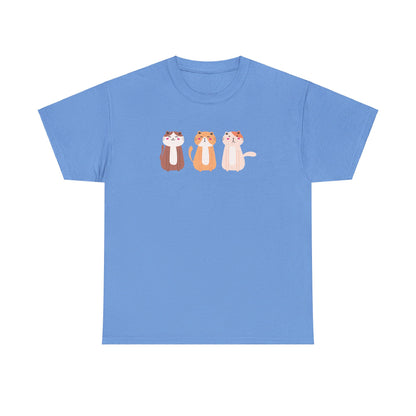 Three Kitties Unisex Heavy Cotton Tee
