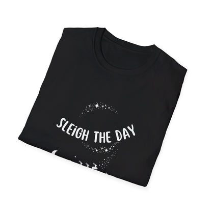 Christmas Sleigh the Day Unisex Softstyle T-Shirt