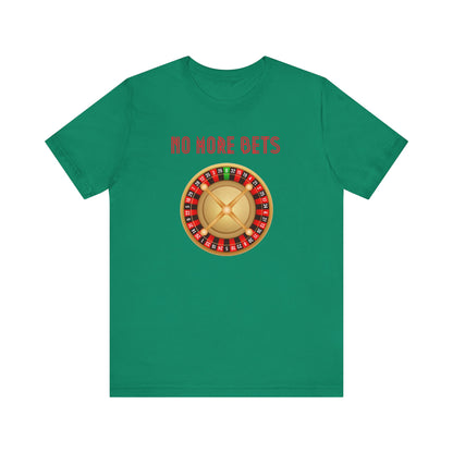No More Bets Roulette Wheel Unisex Tri-Blend Crew Tee