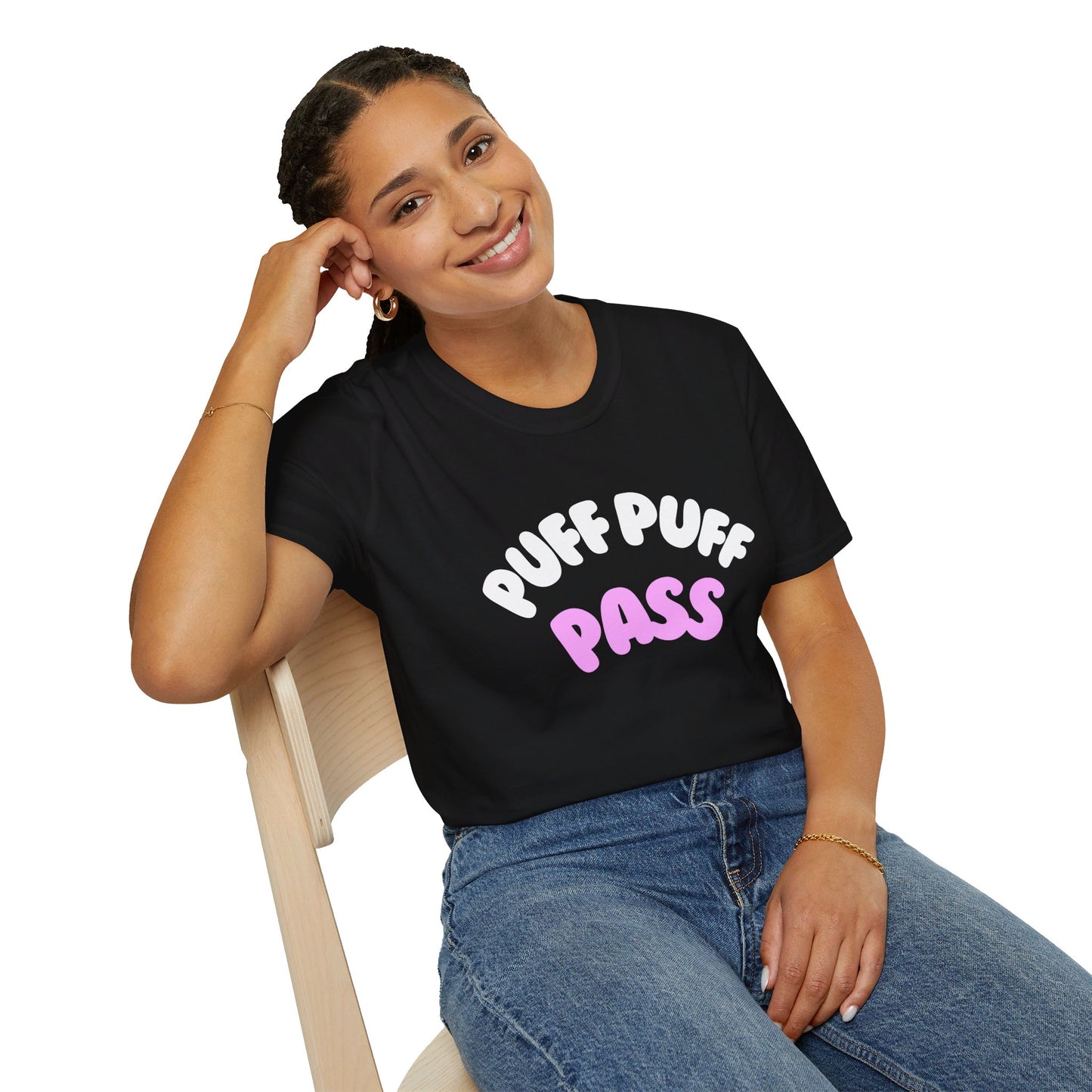 Puff Puff Pass  Unisex Softstyle T-Shirt