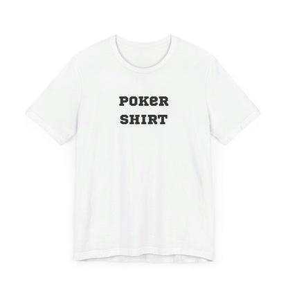 Poker Shirt Unisex Tri-Blend Crew Tee