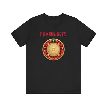 No More Bets Roulette Wheel Unisex Tri-Blend Crew Tee
